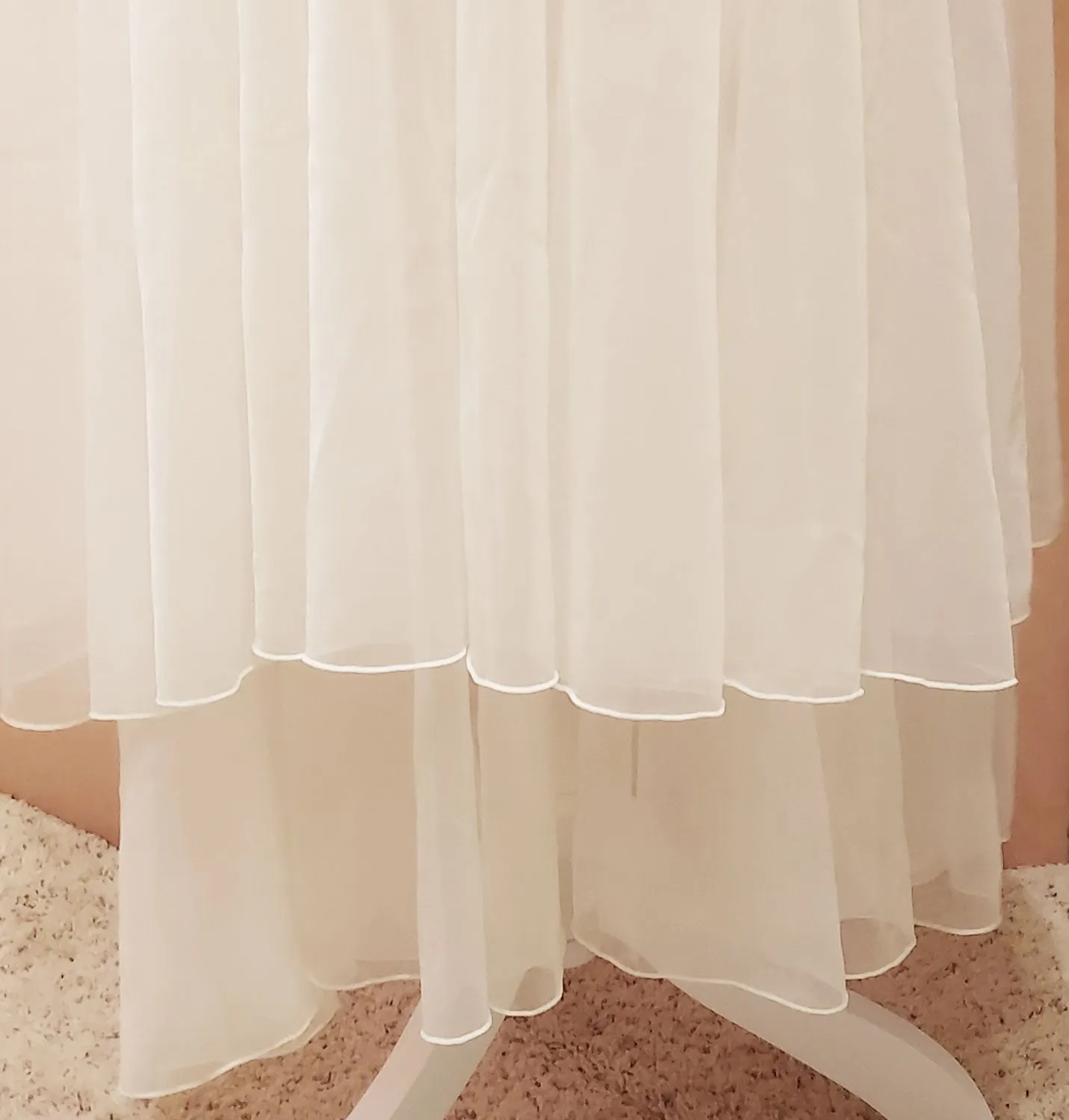 VINTAGE HENSON KICKERNICK GRECIAN GODDESS LOOK 2 TIER BRIDAL WEDDING NIGHTGOWN