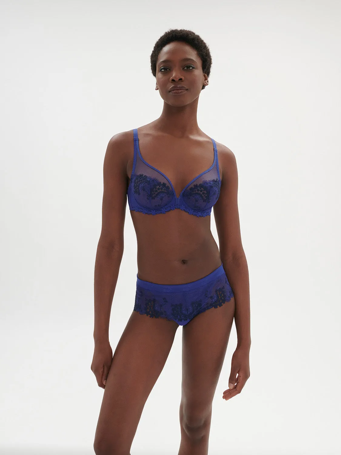 Wish Full Coverage Plunge - Electric Blue