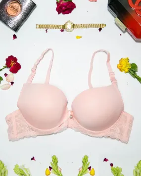 Women Double Padded Underwire Bra - Peach - 3005