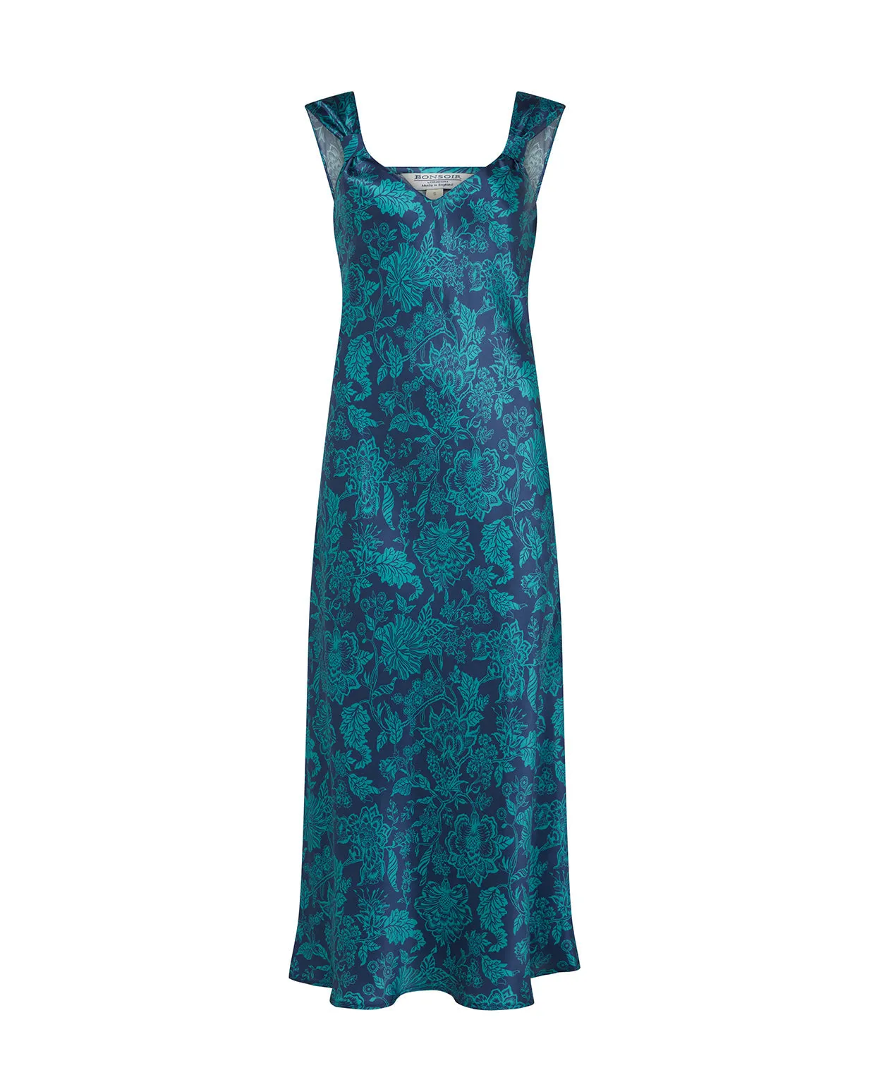 Women's Vintage Style Silk Nightgown - Christelle