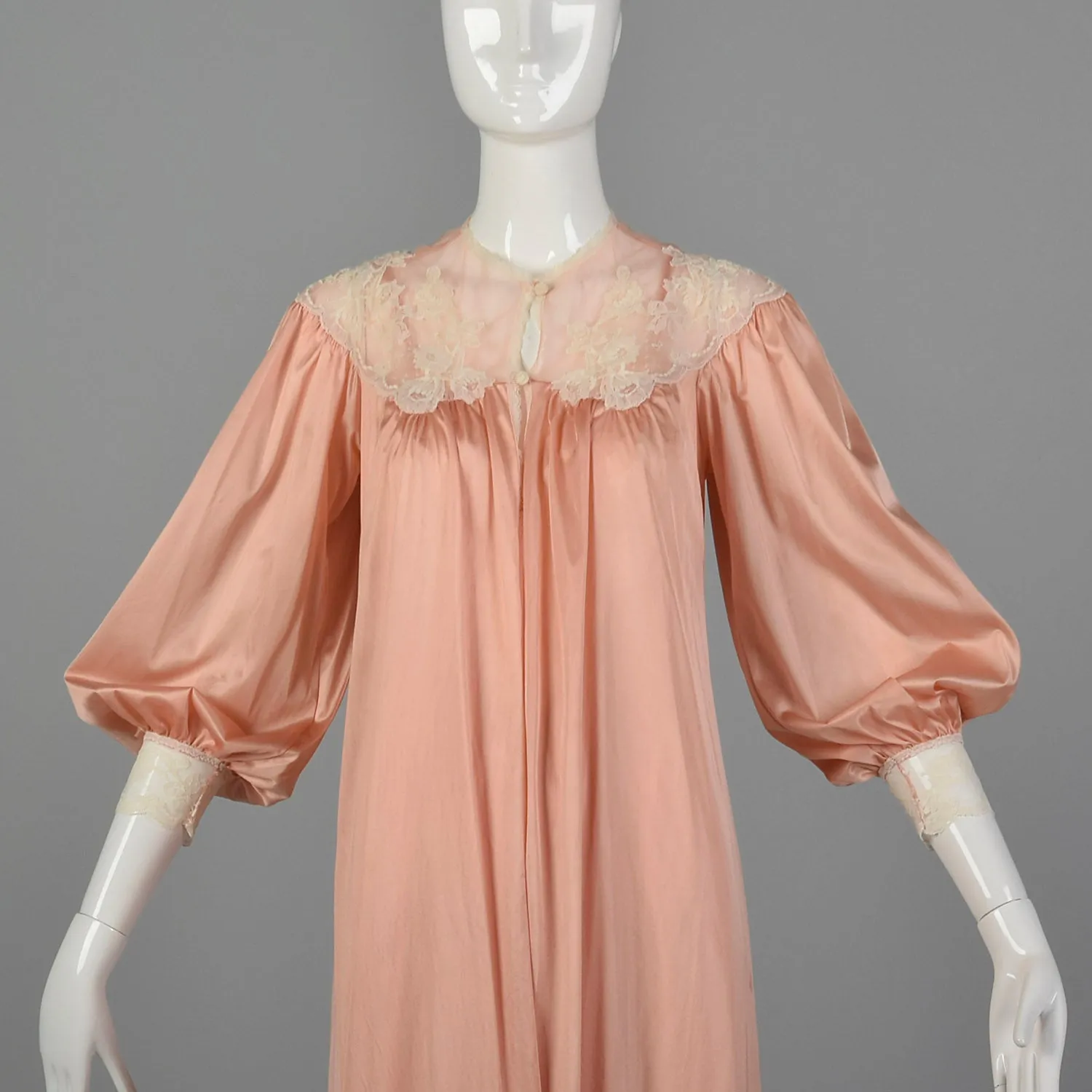 XS 1970s Kayser Nightgown & Peignoir Set